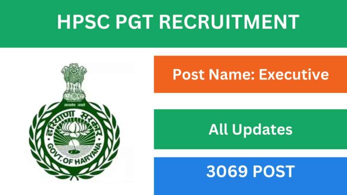 HPSC PGT Recruitment 2024